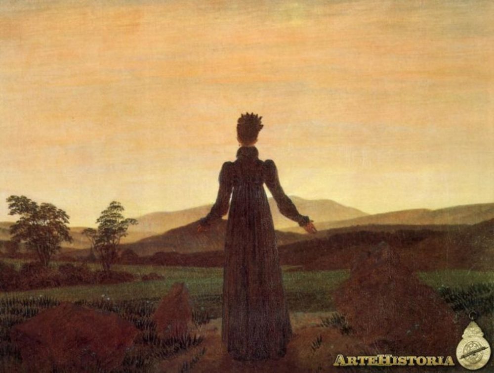 Lee más sobre el artículo Cine, espejo de pintura | Mujer frente al sol poniente y Lo que el Viento se llevó