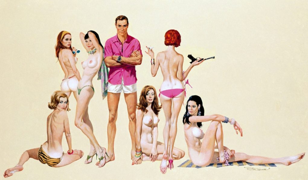 Chicas Bond 007 al desnudo en sexy hot erotica