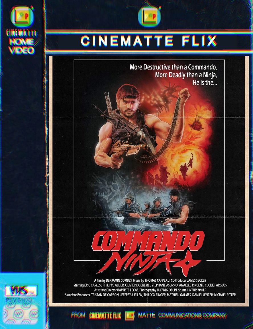 Ver Gratis COMMANDO NINJA (2018) | Exploit francés del cine de acción de los 80s