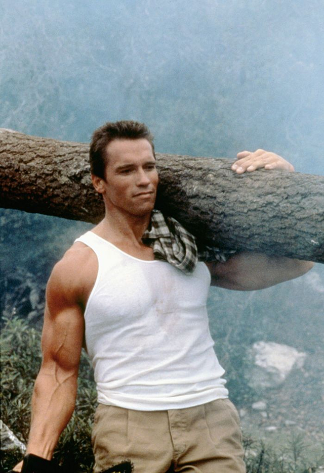 arnold-schwarzenegger-15 Fotos impresionantes de Arnold Schwarzenegger como el coronel John Matrix en el rodaje de Commando (1985)